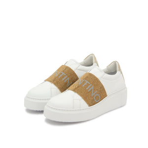 VALENTINO Sneaker Slip-On Baraga White/Gold