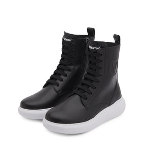VALENTINO Lace-Up Boots Bounce Black